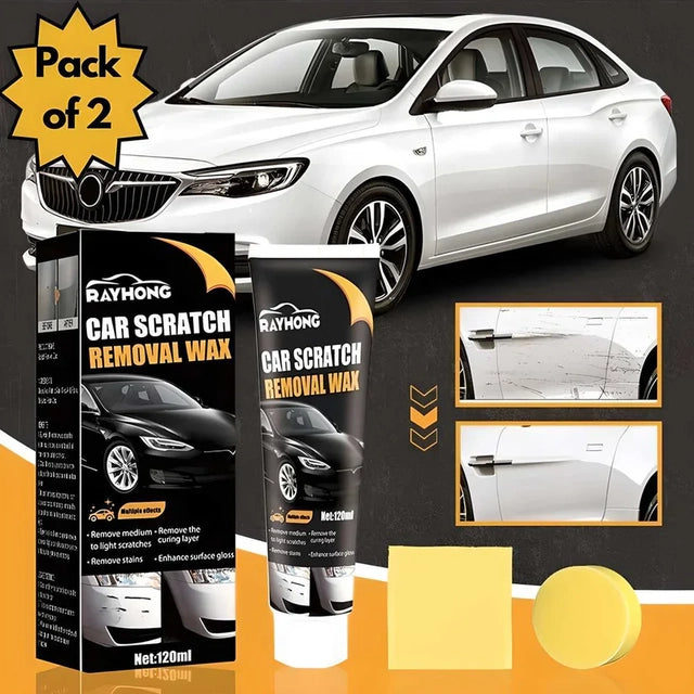 Car Scratch Removal Wax | Deep Gloss & Paint Restorer | Buy 1 Get 1 Free