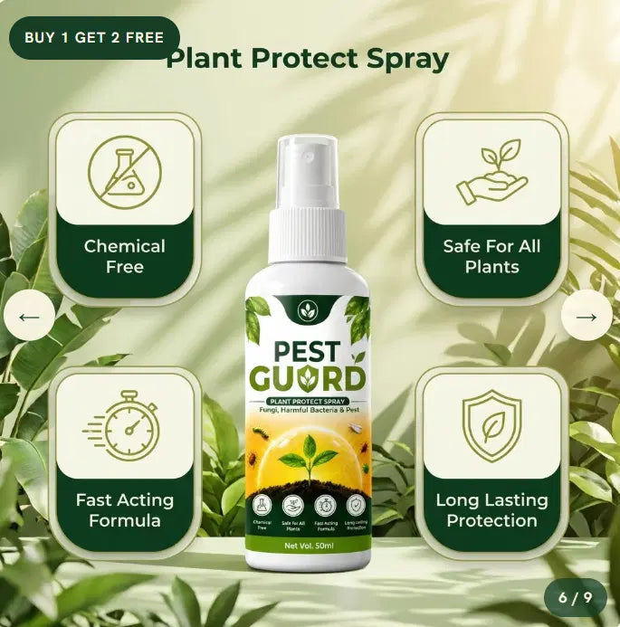 Pest Guard – Plant Protection Spray 💧🌿(Buy 1 Get 2 Free)