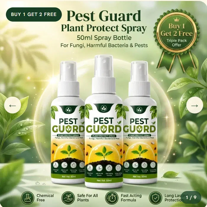 Pest Guard – Plant Protection Spray 💧🌿(Buy 1 Get 2 Free)